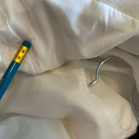 Cupcakes and Cashmere Ivory Standford Coat Faux Fur Hood Woman’s Large - Picture 10 of 14